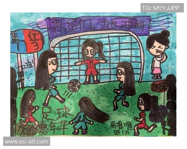 校园足球与青春梦想交织的绘画艺术之旅